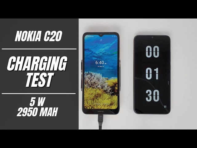 Nokia C20 Battery Charging Test 0% to 100%
