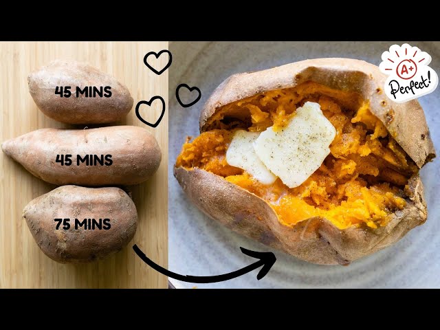 How To Bake Sweet Potatoes | As A Whole or Cut Up