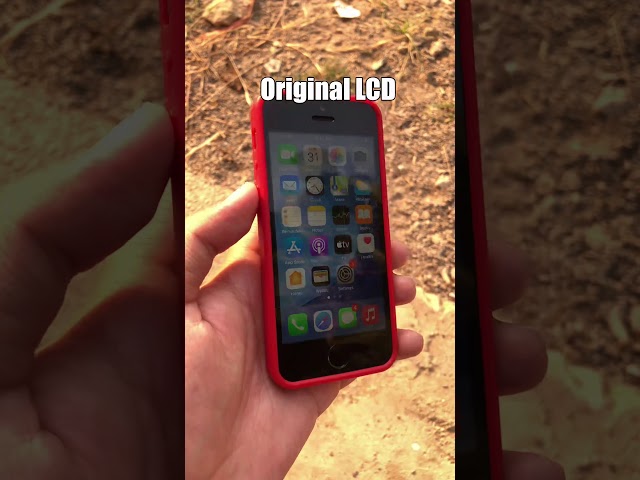 iPhone SE Original LCD vs Copy LCD