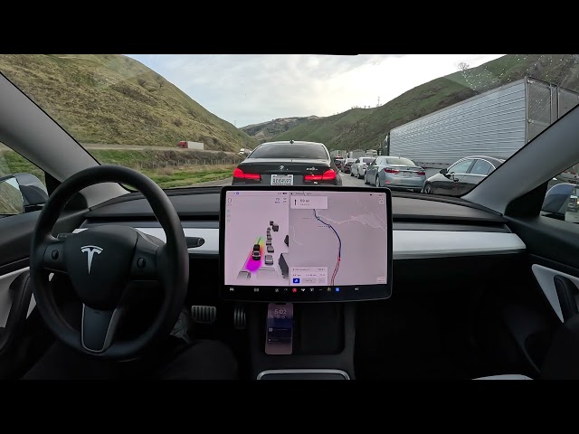 San Francisco to Los Angeles on Tesla Full Self-Driving Beta 10.69.25.2