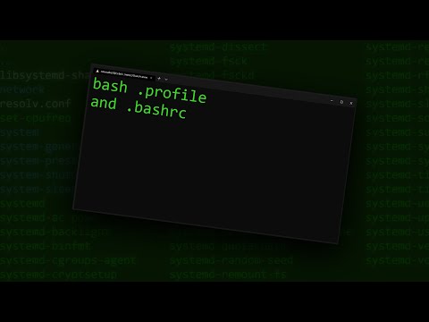 Using Bash .bashrc and .profile Files to Initialize Your Terminal