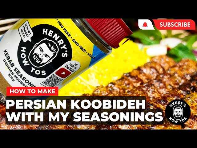 Henrys HowTos Persian Koobideh Kebab Seasoning Product Launch! PROMO CODE INSIDE!