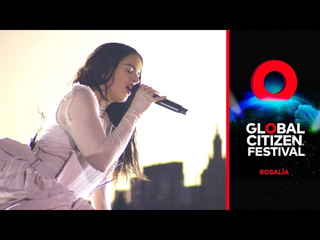 Rosalía Performs 'La Fama' | Global Citizen Festival: NYC