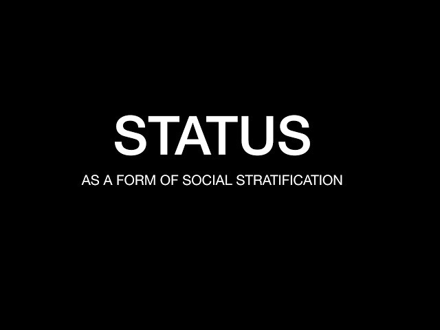 Sociology for UPSC : STATUS BASED SOCIAL STRATIFICATION - Chapter 5 - Paper 1 - Lecture 14