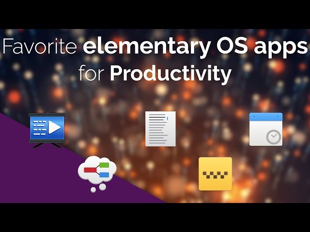 Awesome elementary OS Productivity apps