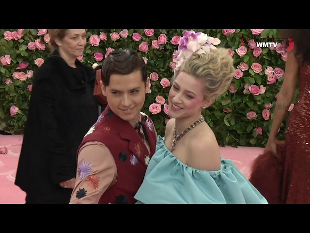 Cole Sprouse, Lili Reinhart arrive at 2019 Met Gala Red carpet