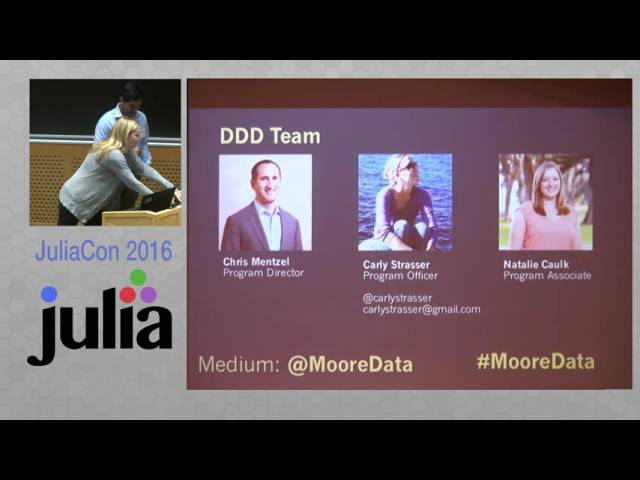 A Word From Sponsors | Moore Foundation, NumFOCUS | JuliaCon 2016