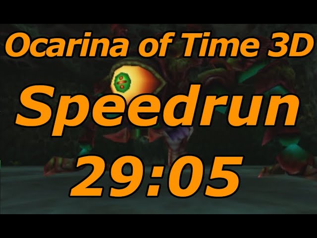 Zelda: Ocarina of Time 3D Any% Speedrun in 29:05