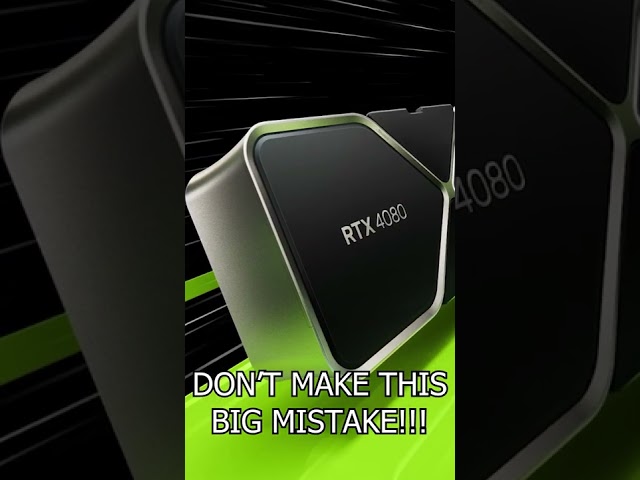 Please DON’T Buy an RTX 4080 #shorts