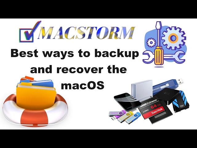 Best ways to backup and recover macOS