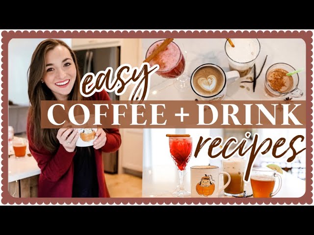 (NEW) FALL COFFEE RECIPES + HOLIDAY DRINKS 2022! Easy COLD BREW COFFEE, CHRISTMAS PUNCH PUMPKIN CHAI