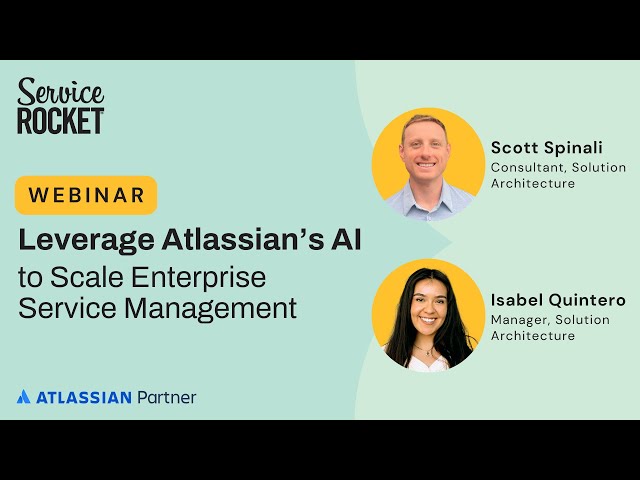 Leverage Atlassian's AI to Scale Enterprise Service Management