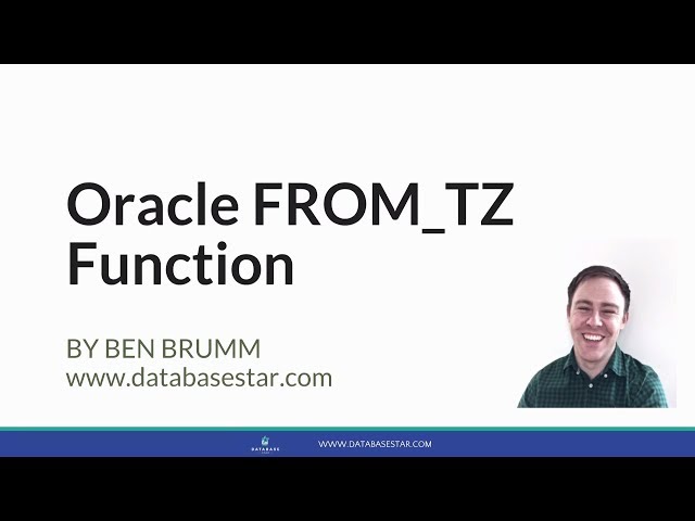 Oracle FROM_TZ Function