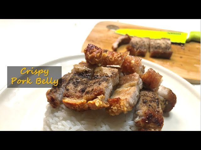 Crispy Pork Belly in 45 minutes 脆皮烧肉, the easiest recipe you have ever seen.