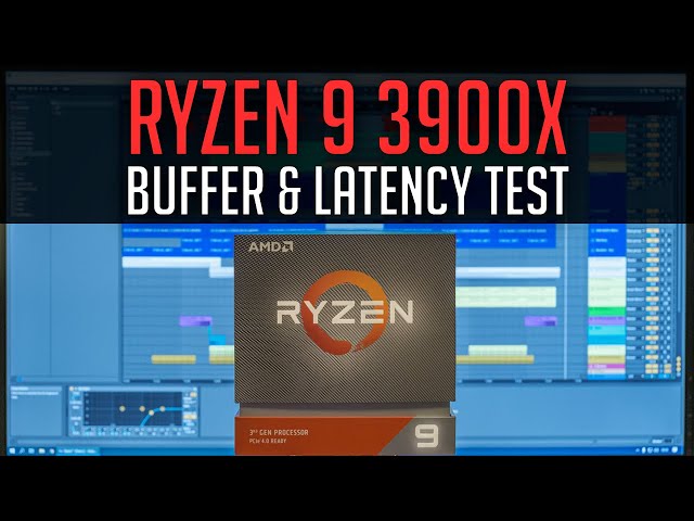Ryzen 9 3900X Buffer Test in Ableton Live w/ 1st.gen Scarlett