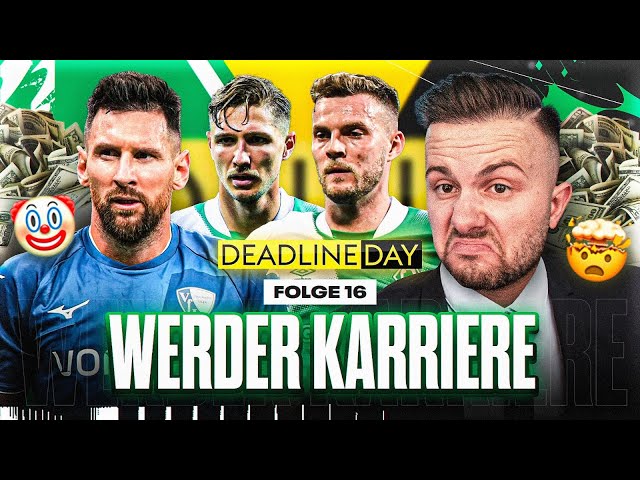 Der WILDESTE TRANSFER aller ZEITEN 😂😂 Sv Werder Bremen Karriere #16 | FIFA 23