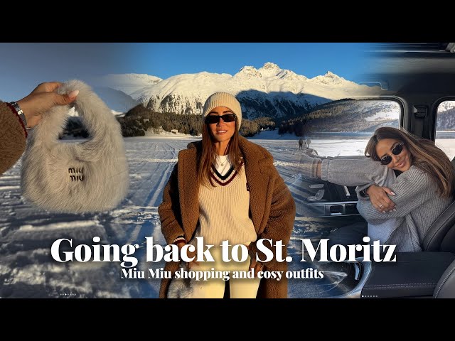 What I Wore in St. Moritz,Skiing, Shopping and a Serious Topic vlog | Tamara Kalinic