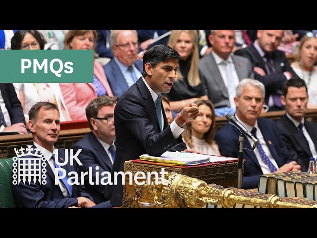 Prime Minister's Questions with British Sign Language (BSL) - 19 July 2023