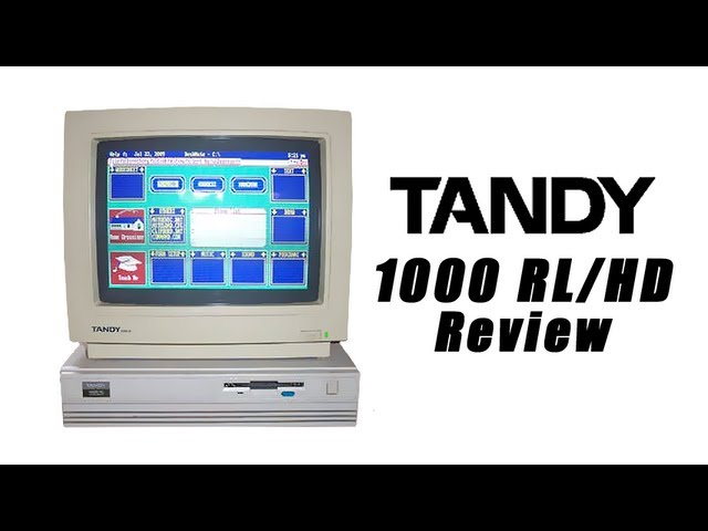 LGR - Tandy 1000 RL/HD Retro Computer Review