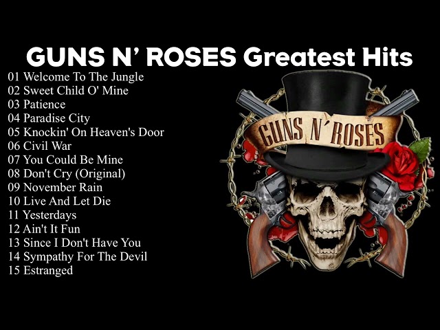 Lista de reproducción Grandes éxitos de Guns N Roses 2022