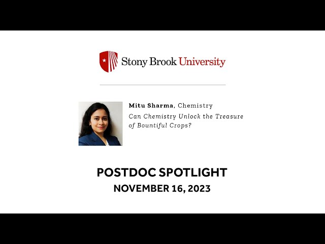SBU Postdoc Spotlight 2023: Mitu Sharma