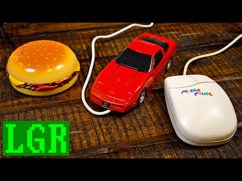 Three Weird 90s Computer Mice: Burgers, Corvettes, and Chaos