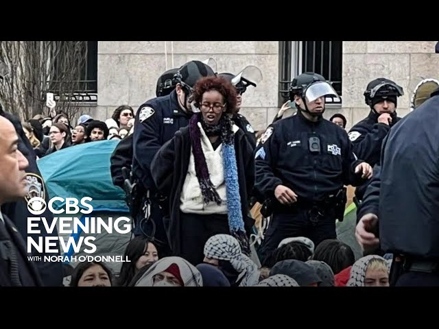 Dozens arrested during pro-Palestinian demonstration at Columbia University