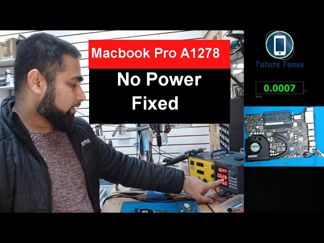 Macbook Pro A1278 No Power, No Green light Fixed Diagnostic Details!