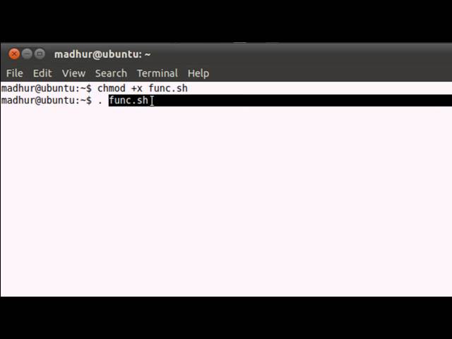 Shell Scripting Tutorial-60: Create Your Own Commands Using Functions