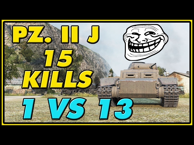 World of Tanks | Pz. II Ausf. J - 15 KILLS - 2.1K Damage