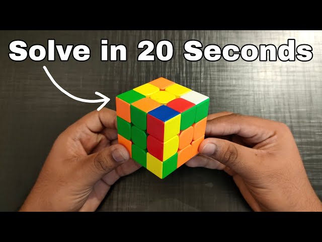 How to Solve Rubik's Cube in 20 Seconds "Hindi Urdu"
