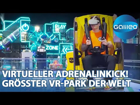 Größter VR-Park der Welt: Auf über 7.000m² verschmelzen Realität und Fantasie! | Galileo | ProSieben