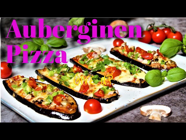 Auberginen Pizza | Low Carb-Rezept mit oder ohne Fleisch und Wurst | Die Frau am Grill