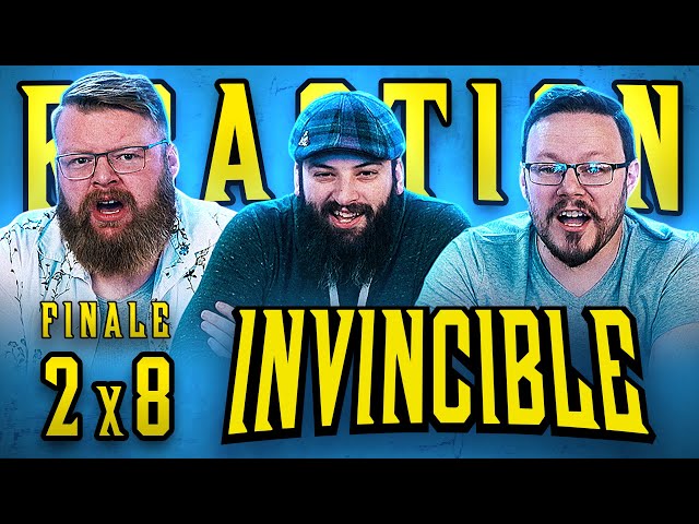 Invincible 2x8 FINALE REACTION!! "I Thought You Were Stronger"