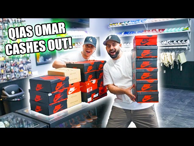 QIAS OMAR CASHES OUT AT OUR SNEAKER STORE! *Buying His GRAILS at Common Hype*