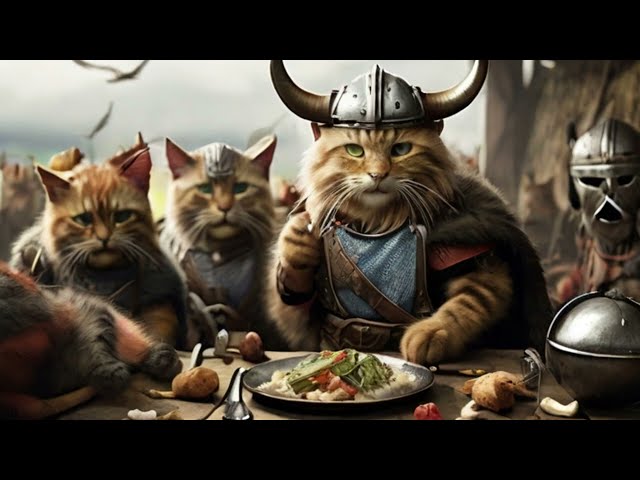 Cats Vikings. Valhalla Calling