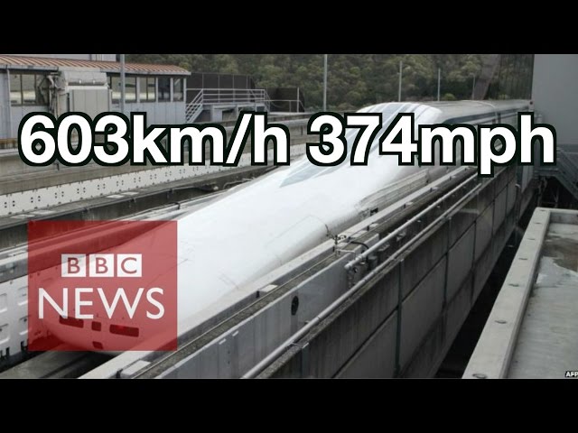 Japan: World's fastest train 603km/h - BBC News