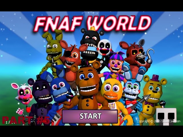 Adventure awaits!: FNaF World (Five Nights at Freddy's) (part five)