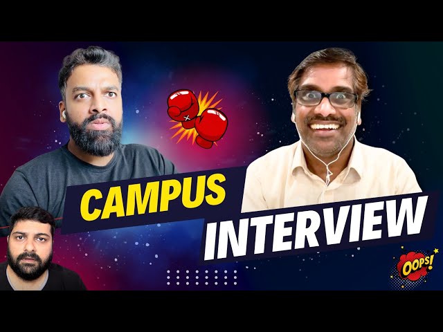 Campus Interview | Venkat as Interviewer  | RascalsDOTcom