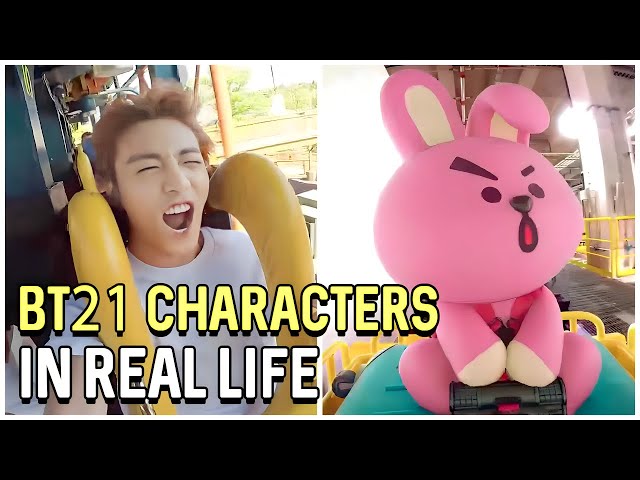 BT21 Characters in Real Life (BTS Vs BT21)