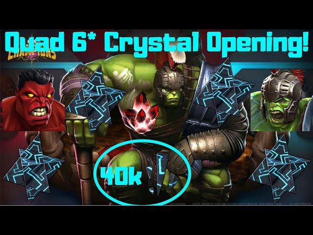 Opening All My 6* Shards! 6* Crystal x4! + 5* Crystal! - Marvel Contest Of Champions