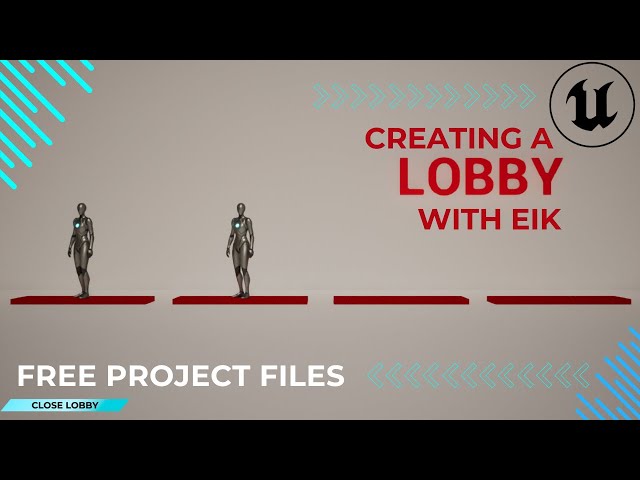 How to make UE5 Multiplayer Game with EOS/EIK from scratch with Blueprints #3 Creating Lobby