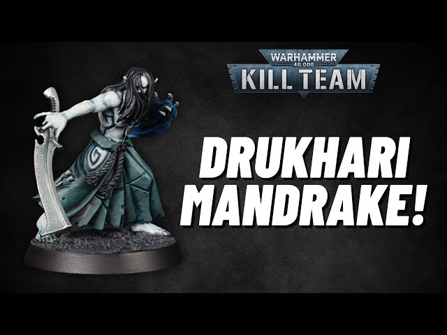 New Drukhari Mandrakes team tutorial for Kill Team: Nightmare!  #drukhari