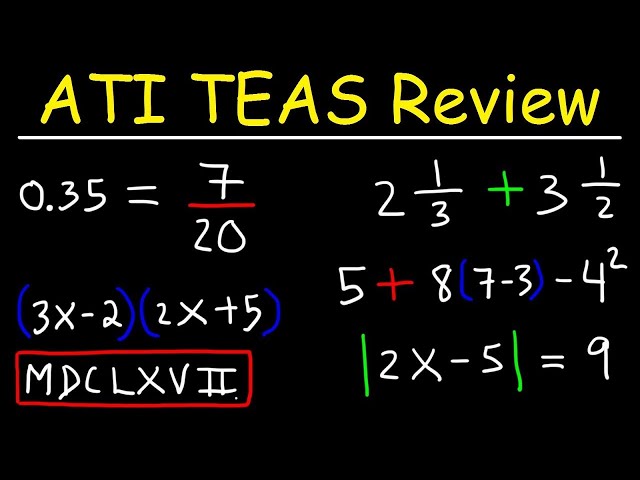 ATI TEAS Test Study Guide - Math Review - Membership