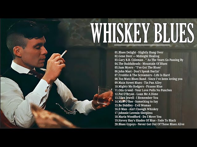 Whiskey Blues Music | Greatest Electric Guitar Riffs Of All Times | Slow Blues Songs