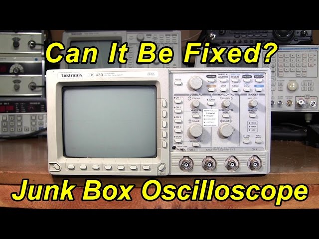 Junk Box Oscilloscope, Can It Be Fixed?