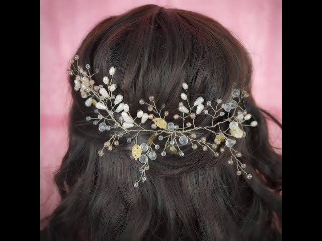 Boho Bridal!!.. Fashion! DIY Hair Accessories For Different Hairstyles on Gown Dresses