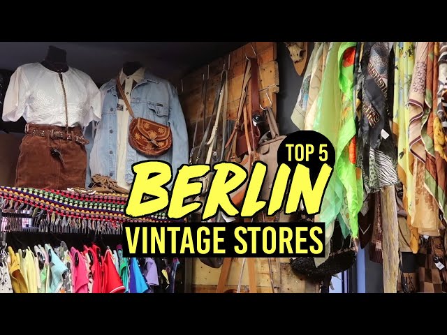 BERLIN🇩🇪 VINTAGE STORES Top 5: Denim Jeans, Cool Sneakers, 80s Jackets & More! I TRAVEL FROM HOME