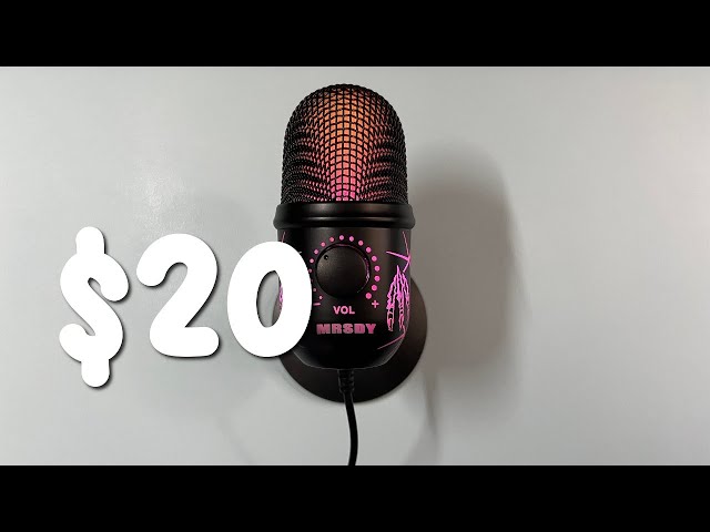 A $20 budget microphone - MRSDY microphone