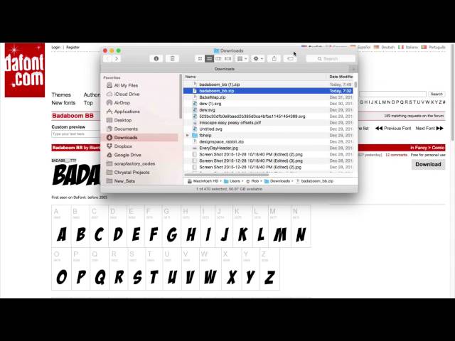 Cricut Design Space - Installing Fonts for Cricut Design Space (Mac Users)